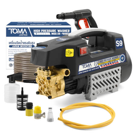 เครื่องฉีดน้ำแรงดันสูง TOMA JAPAN รุ่น S9-400BT 400 บาร์ 3800 วัตต์_7